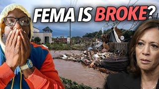 "Fema Is Broke, Gave Money To Migrants?" Asheville, NC Destroyed By Helene, Kamala Harris Sends $750