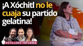 Partidito de Xóchitl, “reina del autosabotaje”, no haría más que dividir más a la derecha: Mesa+Allá