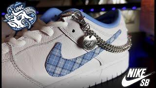 Nike SB Dunk Low Pro "Nicole Hause" aka UNC ARGYLES #nikesb