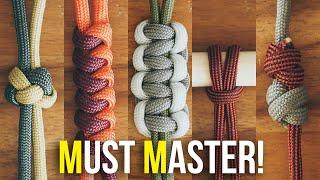 5 Knots Every Paracordist MUST MASTER | Beginner Knots You Need To Know!