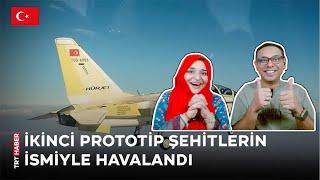 Pakistani Reacts   HÜRJET ikinci prototip şehitlerimizin isimleriyle uçtu ️