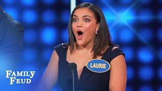 Women go HERE for JUICY GOSSIP? | Celebrity Family Feud