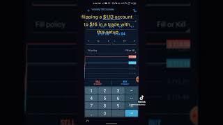 $1.13 to $16 in 12 hrs with simple Forex strategy on mt5 mobile #short