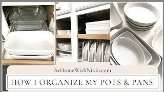 How I Organize My Pots and Pans