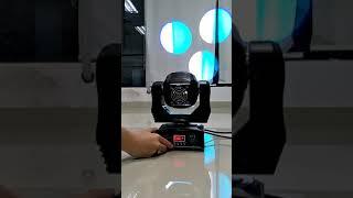 UKing 60W moving heads with remote--How to make the half color effect symmetry.