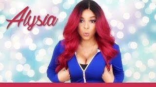 Janet Collection Brazilian Scent Lace Front Wig ALYSIA | D RED VELVET |  GirlRatesWorld