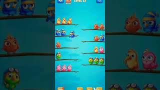 Asr gaming life. play bird sort puzzle ️ ️and win ️| level 12 #gaming  #trending #viral  #youtube