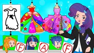 Princess Dress Up Contest! Fashion Dress Design Result with Friends by SM