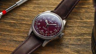 An Amazing Everyday Watch From Oris - Oris Big Crown Pointer Date Maroon Dial Review