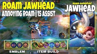 Jawhead Best Build and Emblem 2024 | Roam Jawhead | Annoying Tank - Roam Gameplay - MLBB