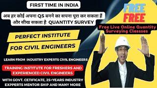 Free Quantity Surveying Live Classes for All II BBS, Estimation, Rate Analysis, Billing, Tendering