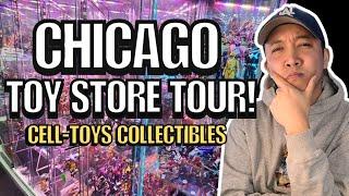 THOUSANDS of Action Figures! Toy Hunting for Dragon Ball Z Figures! Cell-Toys Collectibles Chicago!