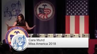 Miss America 2018 Cara Mund Speaks at the 2018 We the People National Finals