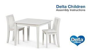 Delta Children Table & Chair Set Assembly Video