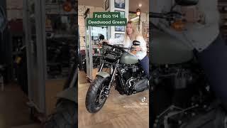 Fat Bob 114 Harley-Davidson 2021 deadwood green