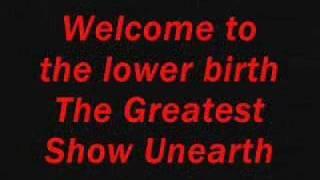 Creature Feature - the greastest show unearthed lyrics