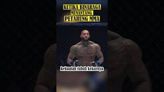 KETIKA BINARAGA MENANTANG PETARUNG #mma #bodybuilder