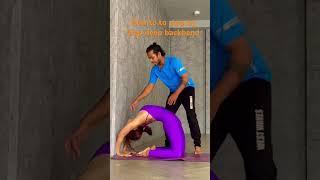 Leg lock deep back bending #yoga #advancedyoga #backbend #flexibility #yogaindia #shorts @Befit01