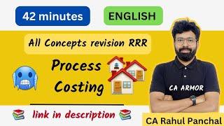 Process Costing English Ca inter Costing