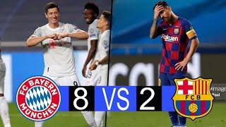 Bayern Munich vs Barcelona | 8-2 | Extended highlights and Goals | UCL Quater-Final 2019