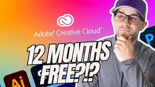 Adobe Creative Cloud 12 Months Completely Free!!! (No Cracks, No Pirating, No Credit Cards) [2024]