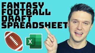 How To Create A Fantasy Football Draft Spreadsheet