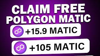 How to GET FREE 15 Polygon MATIC   in a Few Seconds (No Deposit)