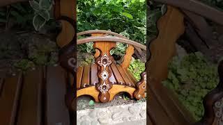 Мостик деревянный декоративный. Авторский дизайн. Ручная работа. Ручная роспись по дереву.