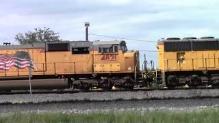 UP 4290 leads eastbound manifest, Houston, TX