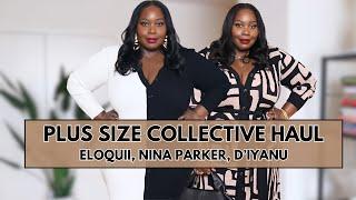 Collective Plus Size Haul: Eloquii, Nina Parker, & D'iyanu Try On