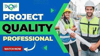 Project Quality Professional Certification │ Quality Management Course