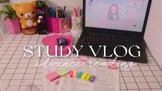 study vlog  advance reading for grade 11 stem ‍ | get motivated with me! FREE GRADE 11 NOTES! 