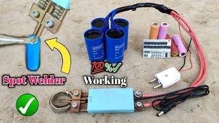 Amazing Inventions | How To Make Powerful Spot Welder Using Fan Capacitor