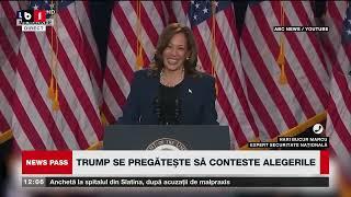 NEWS PASS. SUA, CEA MAI STRÂNSĂ CURSĂ ELECTORALĂ DIN ISTORIE. TRUMP SE PREGĂTEȘTE SĂ CONTESTE P1