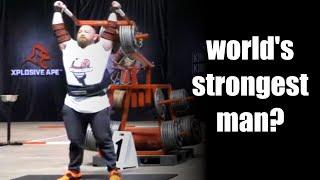 Youtuber Tries Competing at WORLD'S STRONGEST MAN