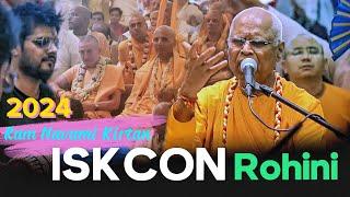 Ram Navami Kirtan|| ISKCON Rohini Temple || HH Lokanath Swami Maharaj || 17-04-2024