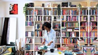 Reorganizing my 1000+ Books Home Library + Bookshelf Tour