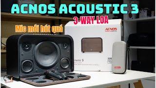 ACNOS ACOUSTIC 3 chiếc loa di động karaoke mới nhất 2024