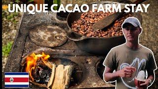 We made chocolate on a CACAO FARM  in Costa Rica!