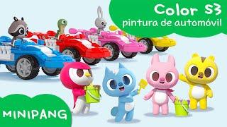 Aprende las colores con MINIPANG | color S3 | pintura de automóvil | MINIPANG TV 3D Play