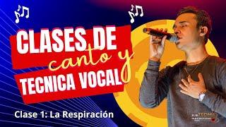  Clases de Canto y Técnica Vocal: Lección 1 - La Respiración al Cantar | Profesor Jhonny Ramos 