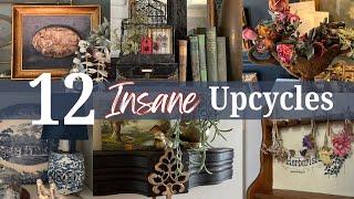 Thrift Store Finds I Upcycled and Repurposed into Insanely Unique Home Decor! 12 Thrift Flips!