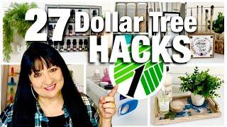  27 MIND BLOWING  DOLLAR TREE HOME AND LIFE HACKS YOU CAN ACTUALLY USE!  ORGANIZING AND MUCH MORE!