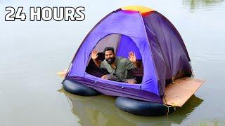 RIVER CAMPING - 24 HOURS | 24 മണിക്കൂർ പുഴയുടെ നടുവിൽ താമസിച്ചപ്പോൾ | M4tech |