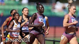 Defending Olympic champion Athing Mu advances to 800m semis in season debut at Trials | NBC Sports