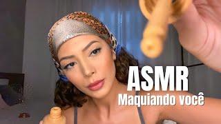 ASMR- MAQUIANDO VOCÊ ( primeira  tentativa )