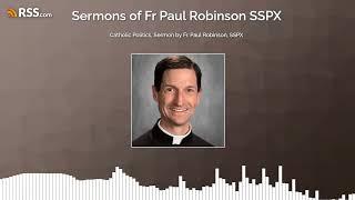 Catholic Politics, Sermon by Fr. Paul Robinson, SSPX