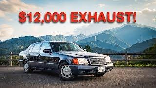 I MADE MY CHEAP MERCEDES SOUND LIKE A F1 RACECAR!  INSANE $12,000 EXHAUST