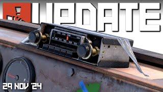 Car radio, High External Upgrades, Medieval Barricades | Rust Update 29th November 2024