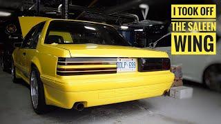 New Stereo, Saleen Wing & Confused Taillights? - My 1992 Yellow DECH 5.0 Foxbody Build.